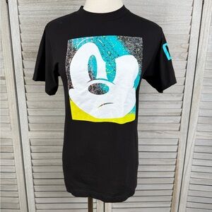 NEFF X DISNEY Men's Angry Mickey Mouse 100% Cotton Crewneck Tee Black-Small